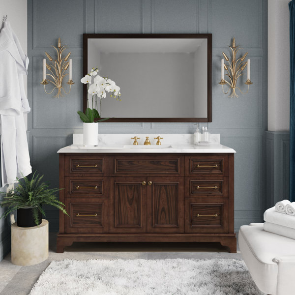 Martha Stewart Skylands 60'' Freestanding Single Bathroom Vanity with